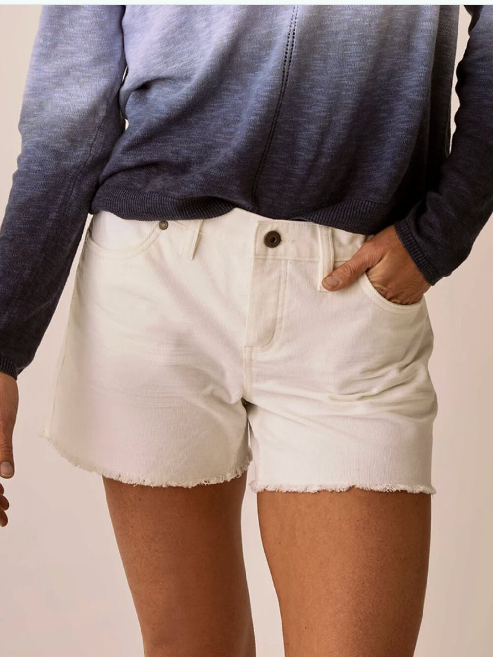 Carve Designs Oahu 4" Short in Cloud Sz 10